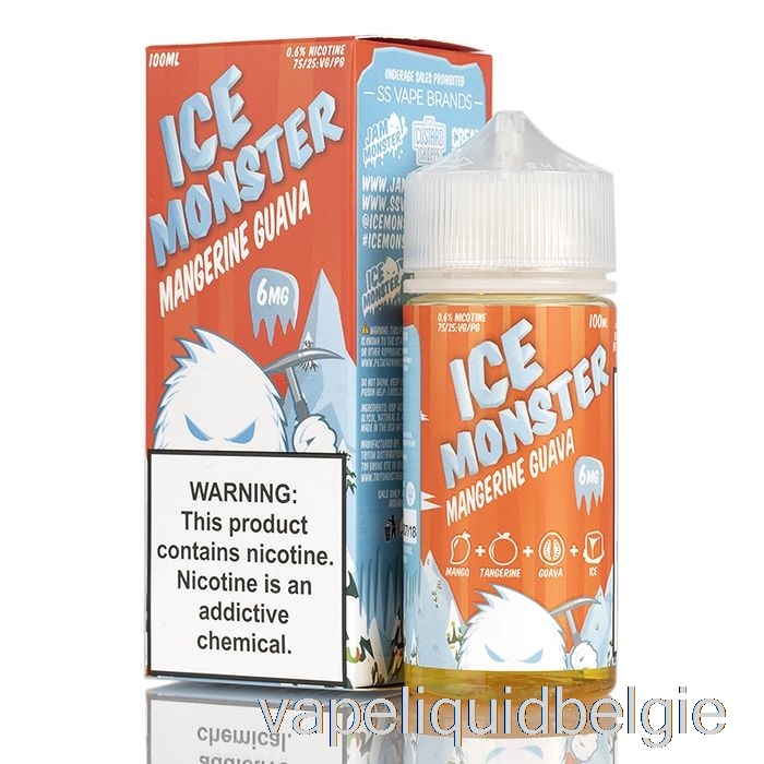 Vape België Ijsmangerine Guave - Ijsmonster - 100ml 0mg